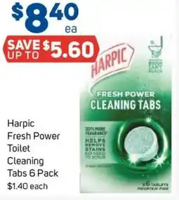 Foodland Harpic fresh power toilet cleaning offer