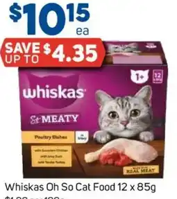 Foodland Whiskas oh so cat food offer