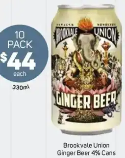 Foodland Brookvale union ginger beer 4% cans offer