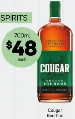 Foodland Cougar bourbon offer