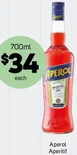 Foodland Aperol aperitif offer