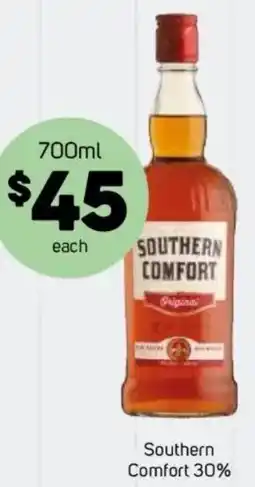 Foodland Southern comfort 30% offer
