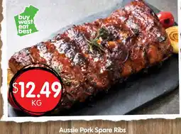 Spudshed Aussie pork spare ribs offer