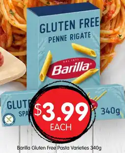 Spudshed Barilla gluten free pasta varieties offer