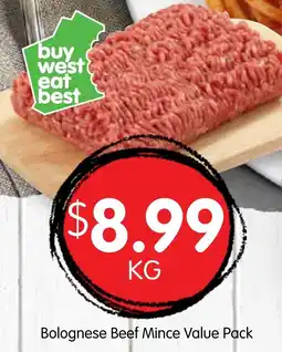 Spudshed Bolognese beef mince value pack offer