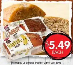 Spudshed The happy co banana bread or carrot loaf offer
