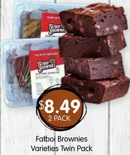 Spudshed Fatboi brownies varieties twin pack offer
