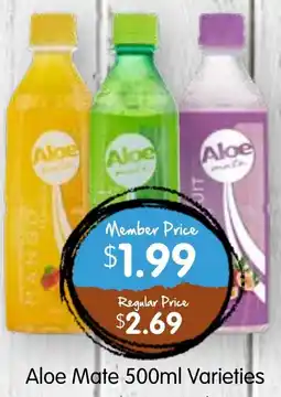 Spudshed Aloe mate varieties offer