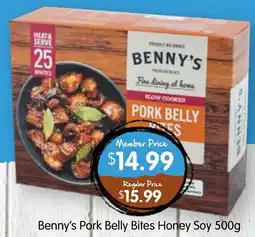 Spudshed Benny's pork belly bites honey soy offer