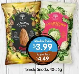 Spudshed Temole snacks offer