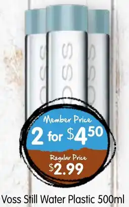 Spudshed Voss still water plastic offer