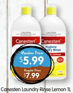 Spudshed Canesten laundry rinse lemon offer