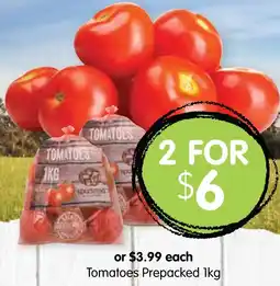 Spudshed Tomatoes prepacked offer
