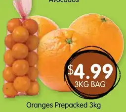 Spudshed Oranges prepacked offer