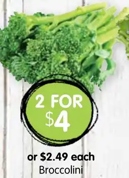 Spudshed Broccolini offer