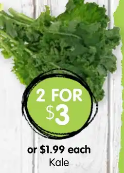 Spudshed Kale offer