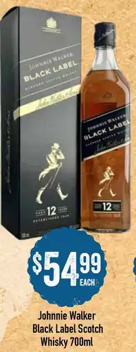 Spudshed Johnnie walker black label scotch whisky offer