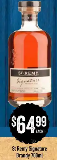 Spudshed St remy signature brandy offer
