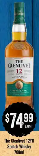 Spudshed The glenlivet 12yo scotch whisky offer