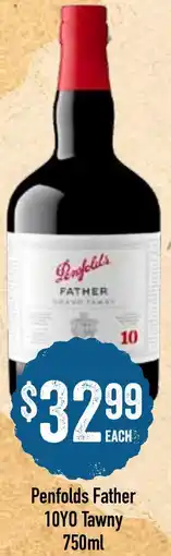Spudshed Penfolds father 10yo tawny offer