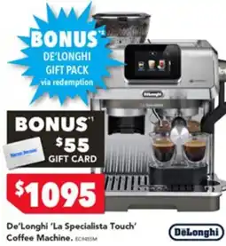 Harvey Norman De longhi la specialista touch coffee machine offer