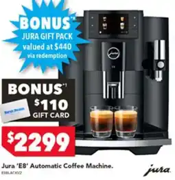 Harvey Norman Jura e8 automatic coffee machine offer