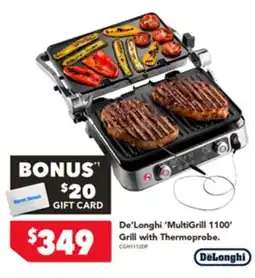 Harvey Norman De longhi multigrill 1100 grill with thermoprobe offer