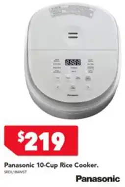 Harvey Norman Panasonic 10-cup rice cooker offer