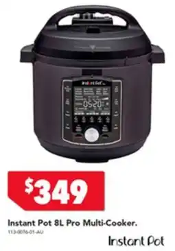 Harvey Norman Instant pot pro multi-cooker offer