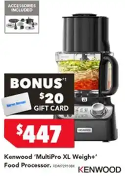Harvey Norman Kenwood multipro xl weigh food processo offer