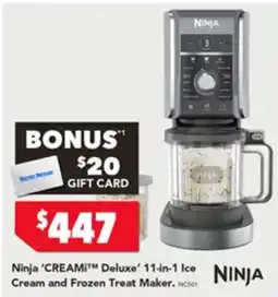 Harvey Norman NinjaGIFT CARD creami deluxe 11-in-1 ice ninja offer