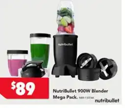 Harvey Norman Nutribullet 900w blender mega pack offer