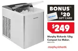 Harvey Norman Morphy richards compact ice maker offer