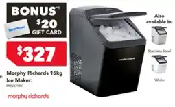 Harvey Norman Morphy richards ice maker offer