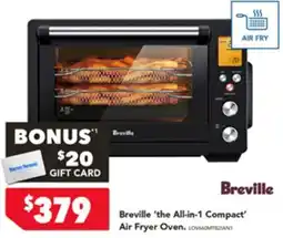 Harvey Norman Breville the all-in-1 compact air fryer oven offer