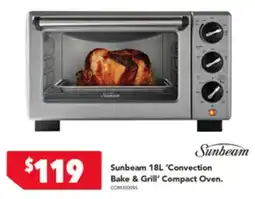 Harvey Norman Sunbeam convection bake & grill compact oven offer