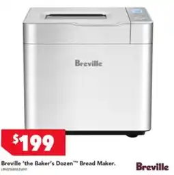 Harvey Norman Breville the baker's dozen bread maker offer