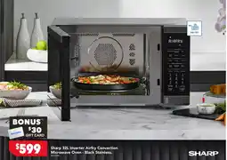 Harvey Norman Sharp inverter airfry convection microwave oven offer