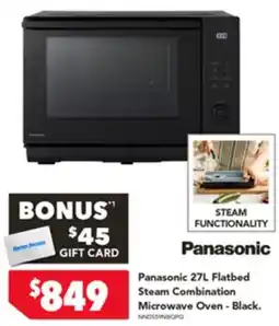 Harvey Norman Panasonic flatbed steam combination microwave oven offer