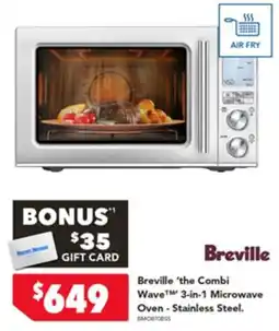 Harvey Norman Breville the combi wave 3-in-1 microwave oven offer