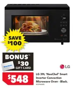 Harvey Norman Lg neochef smart inverter convection microwave oven offer