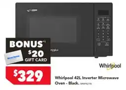 Harvey Norman Whirlpool inverter microwave oven offer