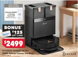 Harvey Norman Ecovacs deebot x8 pro omni robotic offer