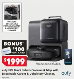 Harvey Norman Eufy e28 omni robotic vacuum & mop with offer
