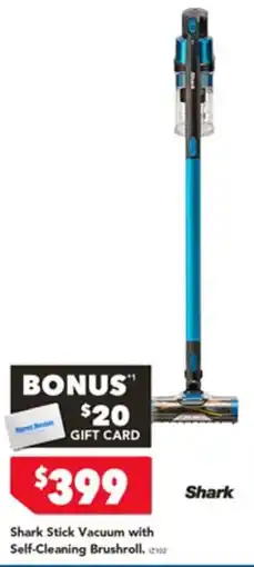 Harvey Norman Shark stick vacuum with self-cleaning brushroll offer