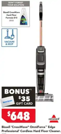 Harvey Norman Bissell crosswave omniforce edge offer