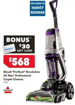 Harvey Norman Bissell proheat revolution 2x max professional offer