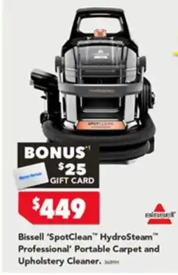 Harvey Norman Bissell spotclean hydrosteam professional offer