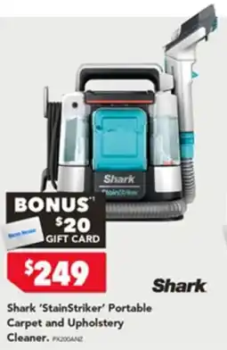 Harvey Norman Shark stainstriker portable offer