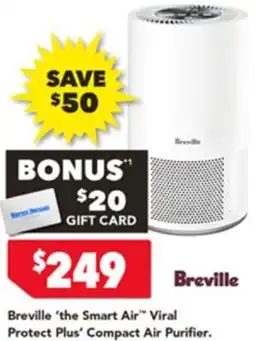 Harvey Norman Breville the smart air viral protect plus offer